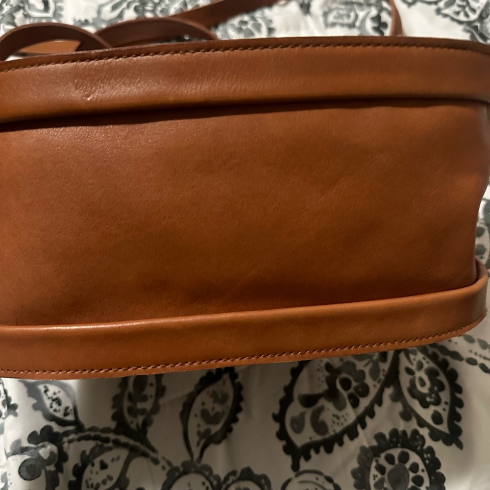 Madewell Rich Brown Leather Shoulder Bag - Picture 3 of 6